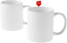 Slanted-Edge Plain Mugs