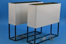 Vintage B&B Italia Cubik 54 x2 Table Lamps Jean-Marie Massaud Repairs Modern