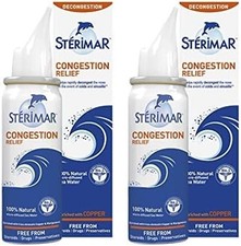 Natural saline nasal spray for