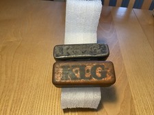 2 Vintage Spark plugs In Tins KLG & Lodge