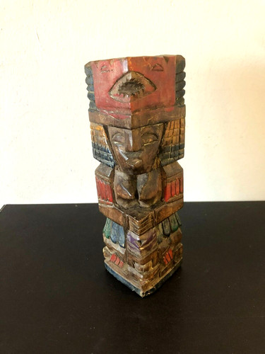Vintage hand carved wooden - hand-carved,
