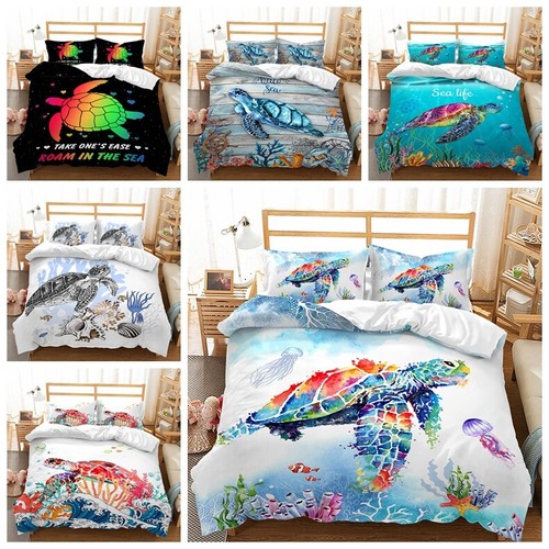 Sea turtle bedding set - bedding, holiday