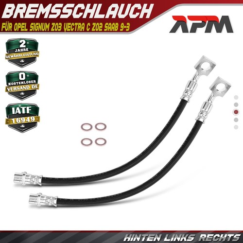 Brake hose rear - for, opel