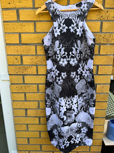 Next tall black white floral - &,