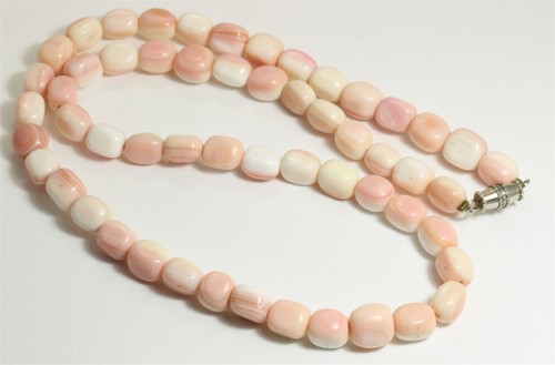 Vintage handmade 8mm pink - 7.8mm,