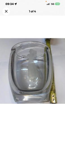 Snow white swedish glass vase - swedish,