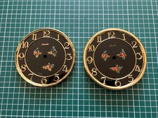 Pair Of Large Black Kundo 400 Day Anniversary Clock Dials
