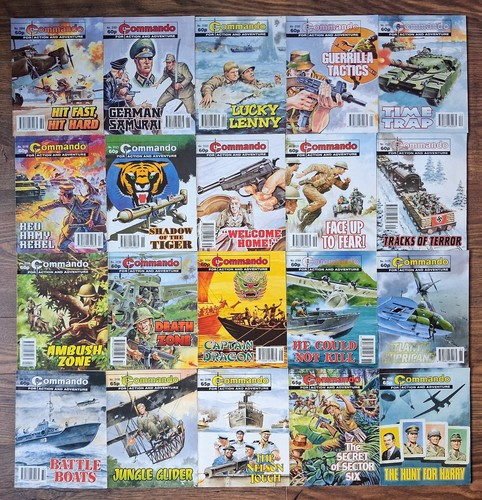 Commando comics job lot - commando,