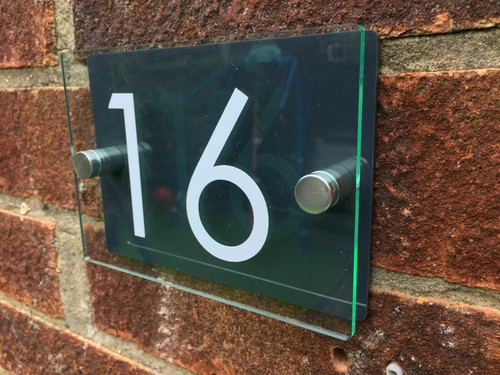 Modern door number - modern, /