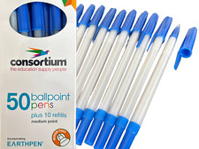 Box Of 50 Blue BIRO PENS