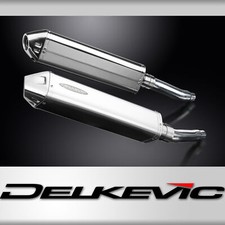 Yamaha TRX850 1995-1999 420mm Tri-Oval Stainless Exhaust Silencer Can Kit