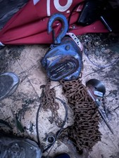 Chain Hoist Block And Tackle Stump Engine Lift Pull 1 tonne 5 M