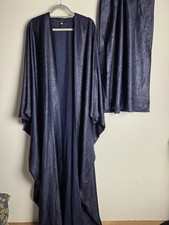 Modesty Living Ladies Dark Blue Kimono Batwing Abaya Maxi Islamic Size 60 (Tall)