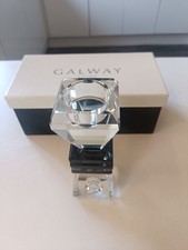 Galway Living Irish Crystal Glass Candle Holder Made In Ireland Boxed
