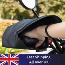 Motorcycle Gloves Motorbike Scooter Handlebar Mitts Muffs Cover Waterproof UK