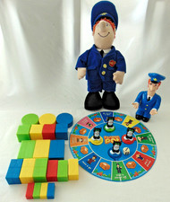 POSTMAN PAT SOFT FIGURE (14" HIGH) WITH PAT & JESS PARCEL BALANCING GAME