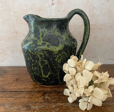 Studio Pottery Jug, Green