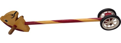 Vintage wooden pull along - vintage, toy