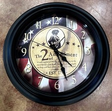 2nd Amendment 15” Wall Clock