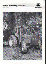 Massey Ferguson "390/4" 80hp Forestry Tractor Brochure Leaflet