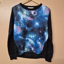 QDC Panacher Jumper Black Knit