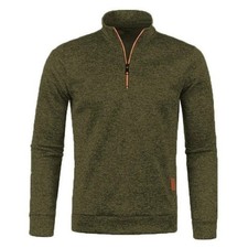 Mens High Neck Jumper Blouse