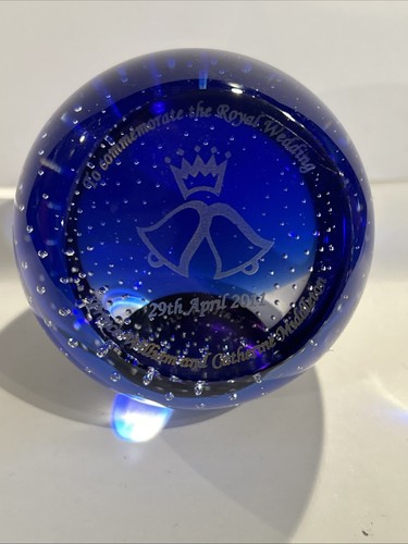Caithness glass royal wedding - glass,