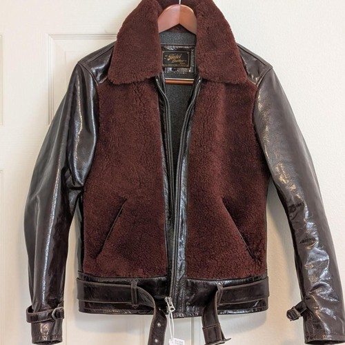 Horsehide and shearling - and, belted