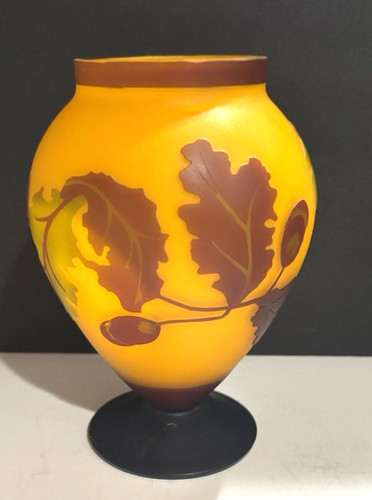 Cameo art glass oak - cameo, and