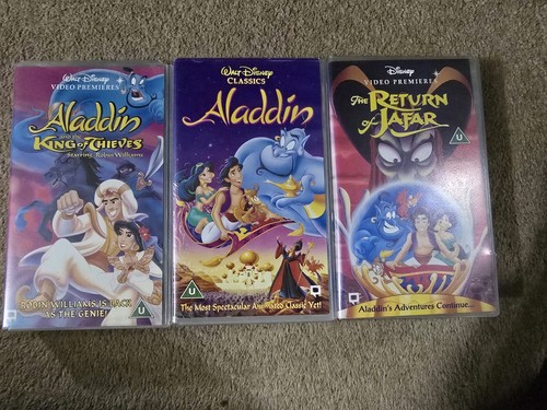 Aladdin vhs bundle walt - 3,
