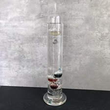 Multicoloured Galileo Thermometer 18c to 26c 5 Balls Indoor Decorative 32cm high
