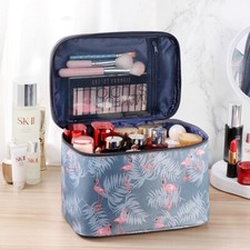 Large Make-Up Vanity Case Storage Box Organizer Cosmetic Travel Beauty Pouch Bag