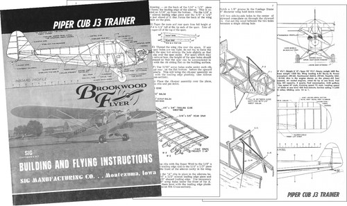 Sig piper cub kit - piper, j-3