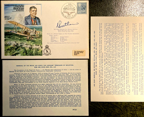 Raf cover viscount trenchard - raf,