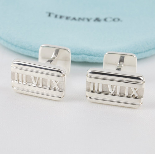 Tiffany atlas cufflinks - &,