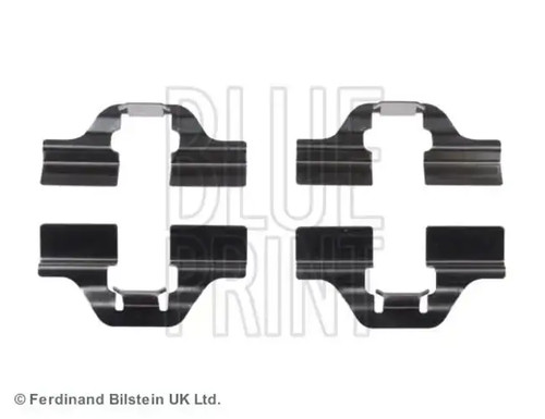 Brake pad fitting kit - pad, rear