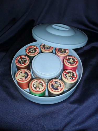 Vintage retro blue - , plastic