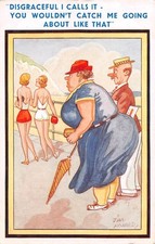 POSTCARD   COMIC  SEASIDE