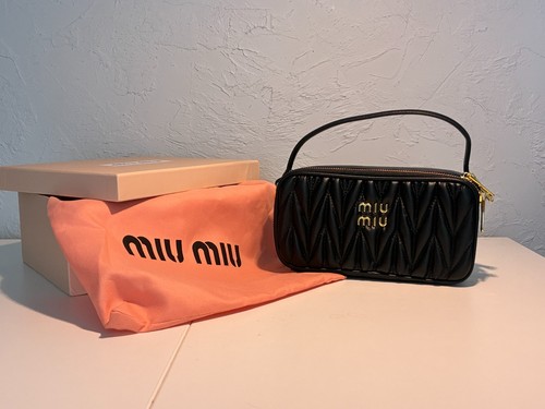 Miu black - black, leather