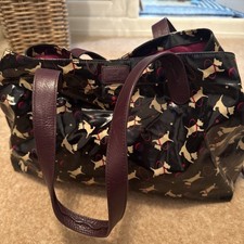Radley oilskin tote bag