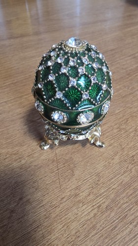 Faberge egg trinket jewellery - egg,