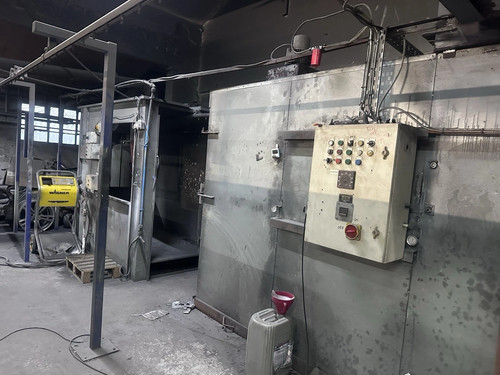 Powder coating oven - powder,