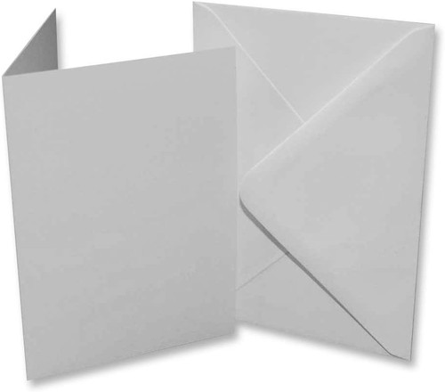 White blank cards - c5,