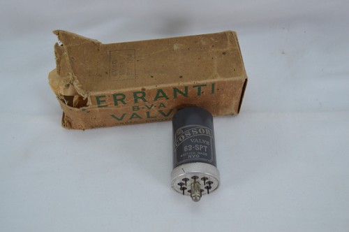 Cossor spt electronic - cossor, 63-spt