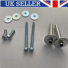 Leg shield bolts and spacers