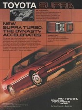 Lot 3 Print ad 1986 Toyota Supra Turbo Sport Car-Who Could Ask for Anything More