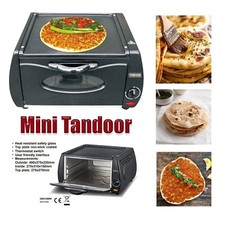 Electric Mini Tandoor Oven for Chapati, Roti, Lahmacun, Manakish, Pizza & Naan