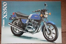 Yamaha XS500 1979 model brochure. Excellent condition. 