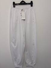 Zara full trousers in white, size M