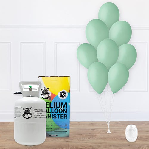 Disposable helium gas - helium, canister